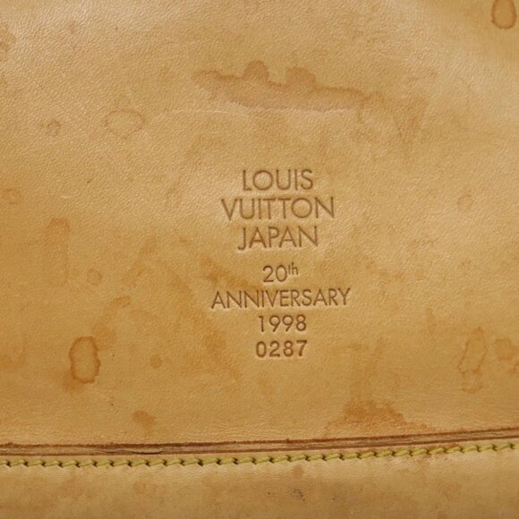 LOUIS VUITTON Nomad leather Bucket PM Shoulder Bag Beige M85001 LV Auth 118104 - Picture 13 of 16